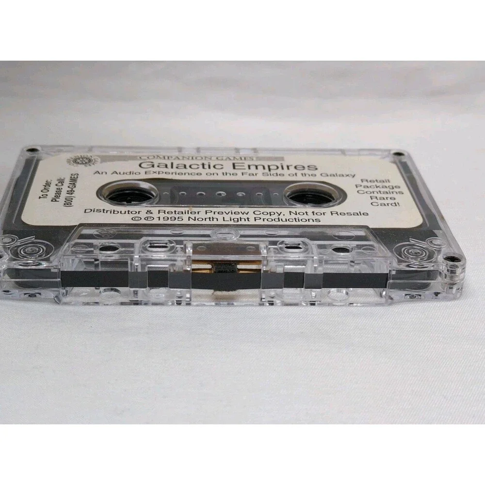 Rare Companion Games Galactic Empire CCG Retailer Promo Cassette Tape